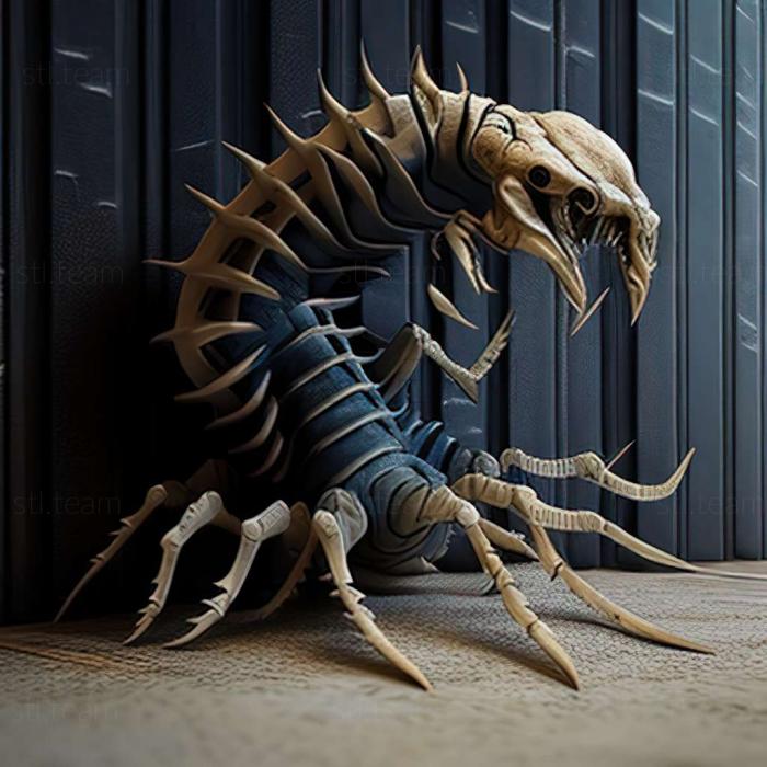 3D model Scolopendra valida (STL)